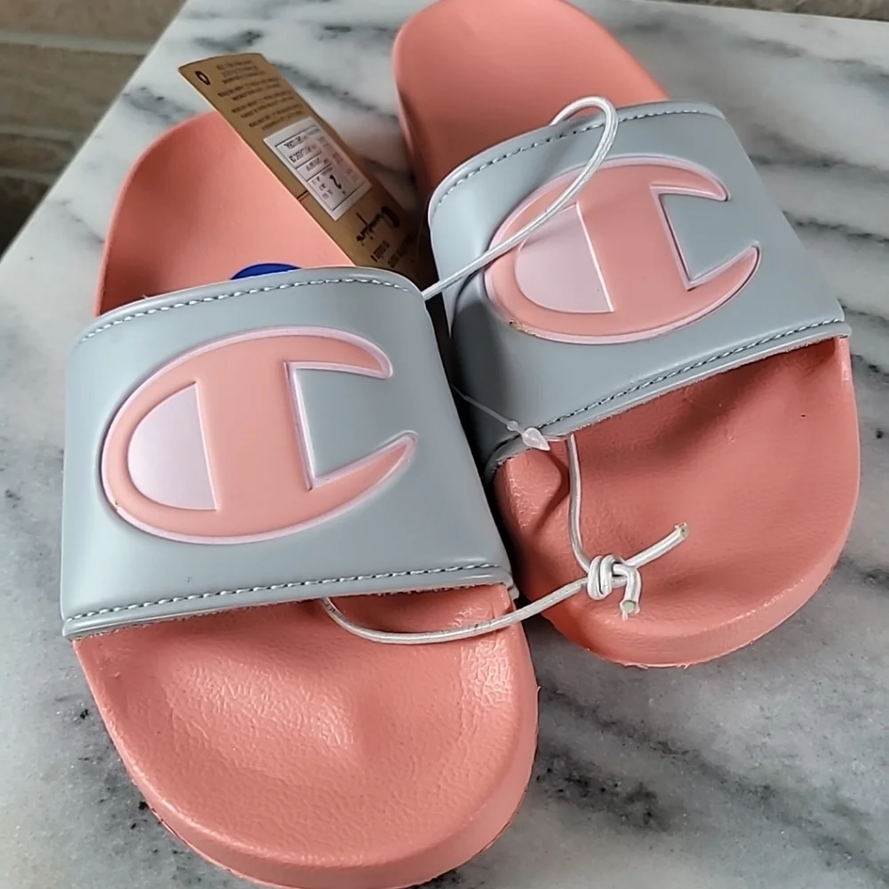 Champion Slide Sandals Big Girls